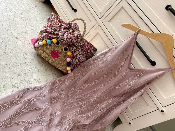 Whimsical Face Woven Handbag